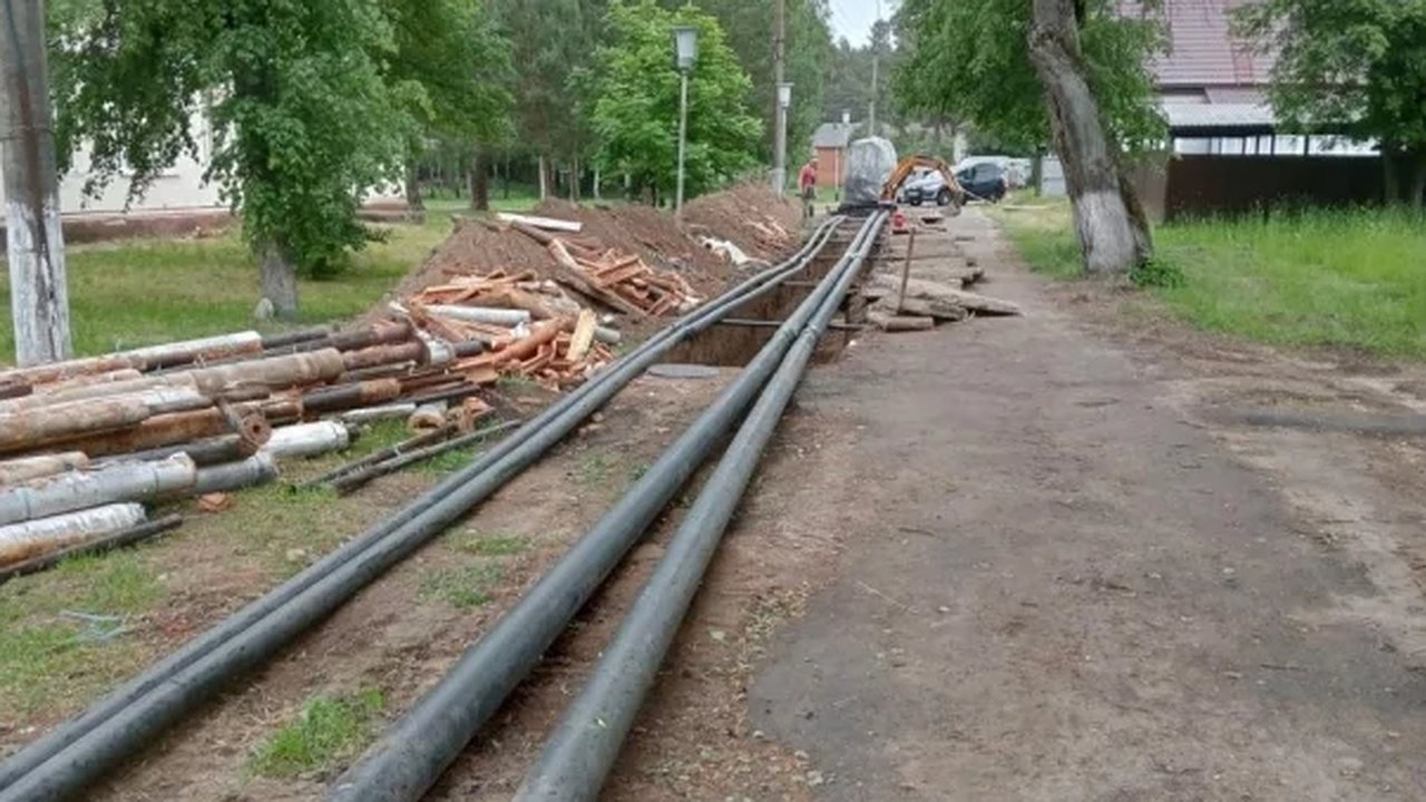 Главная картинка новости: В Юхнове завершаются работы по модернизации тепловых сетей котельной в одной из больниц