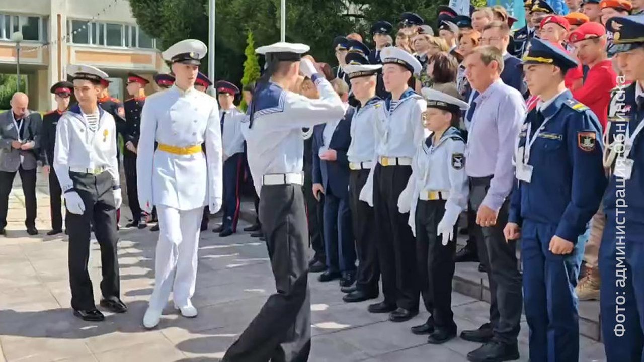Главная картинка новости: Новую всероссийскую кадетскую школу открыли в Калужской области