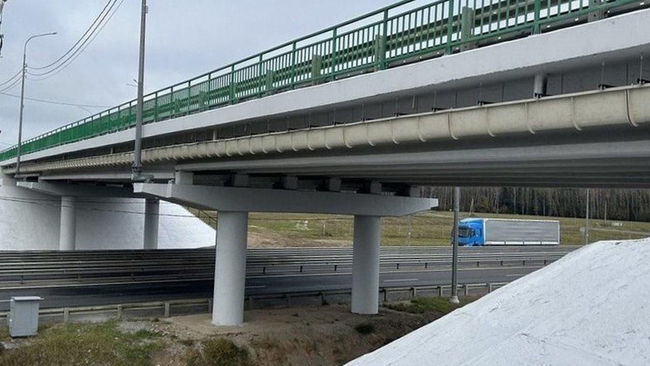 Главная картинка новости: В Калужской области ремонт путепровода закончили раньше времени