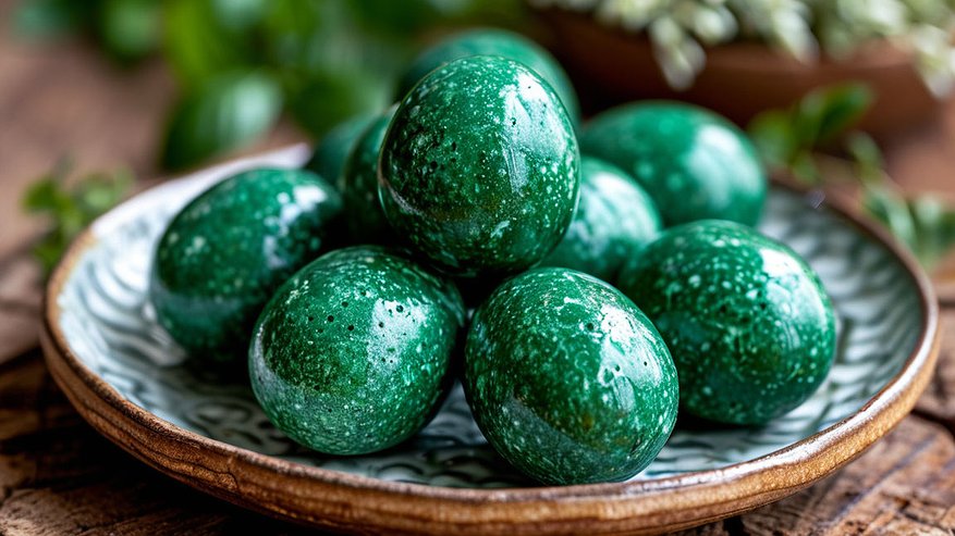 Главная картинка новости: Изумрудно-зеленые яйца на Пасху: красивый цвет яйцам придадут 2 травы — давно забытый способ