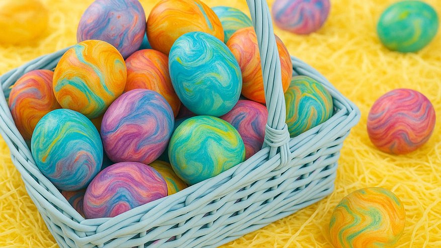 Главная картинка новости: Крашу яйца на Пасху рисом: невероятный эффект — причудливые оттенки удивляют красотой