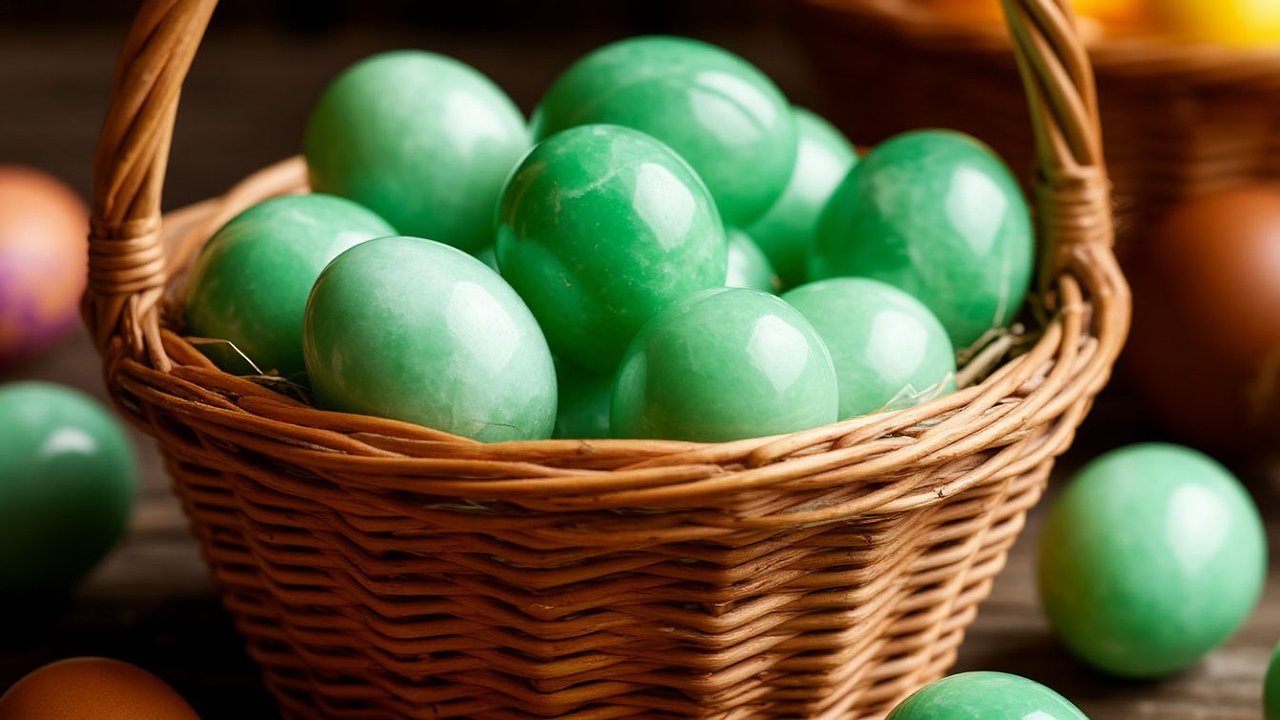 Главная картинка новости: Покупаю и смешиваю 2 травки из «Пятерочки» — получаю яйца краше нефрита: творим «магию» за 2 минуты