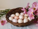 Вместо шелухи лука крашу яйца шелухой чеснока — нежные скорлупки поражают красотой оттенков