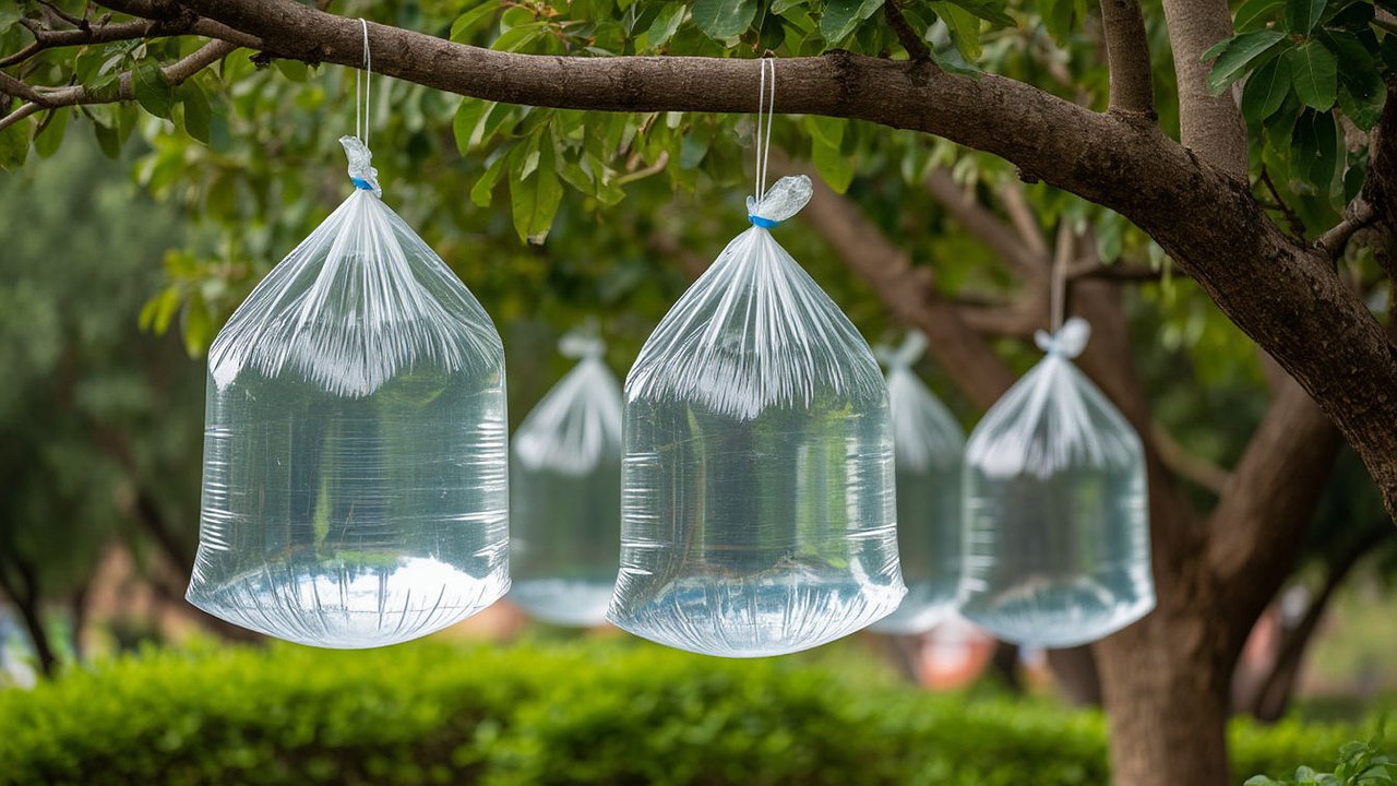 Главная картинка новости: Соседи крутили пальцем у виска, а теперь тоже так делают: пакет с водой спасает урожай лучше любых химикатов