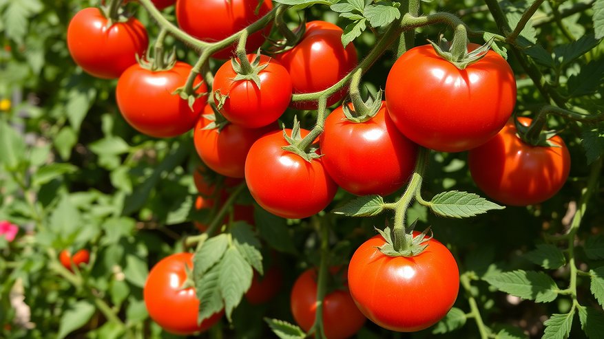 Главная картинка новости: Чтобы томаты заваливали урожаем : через 10-14 дней после высадки добавляем 1,5 ст. ложки на 10 л воды