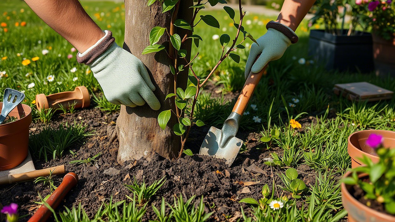 Главная картинка новости: Лучше бархатцев: сажаем под яблоней 3 невысоких кустика — муравьи и тля все лето обходят дерево за версту