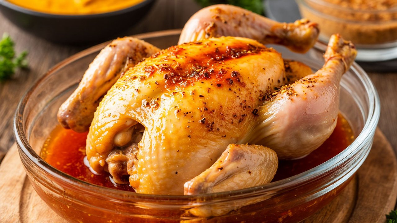 Главная картинка новости: Курицу теперь не мариную перед жаркой и запеканием. Замачиваю в этом особом рассоле - мясо мягкое и сочное, вкуснее свинины