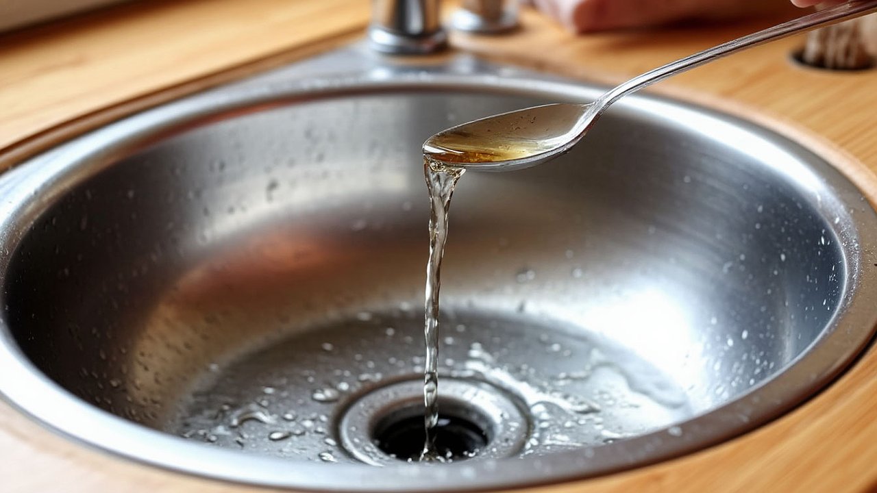 Главная картинка новости: 1 ложка в слив - засоров и вони нет минимум год: смело выбрасывайте вантуз