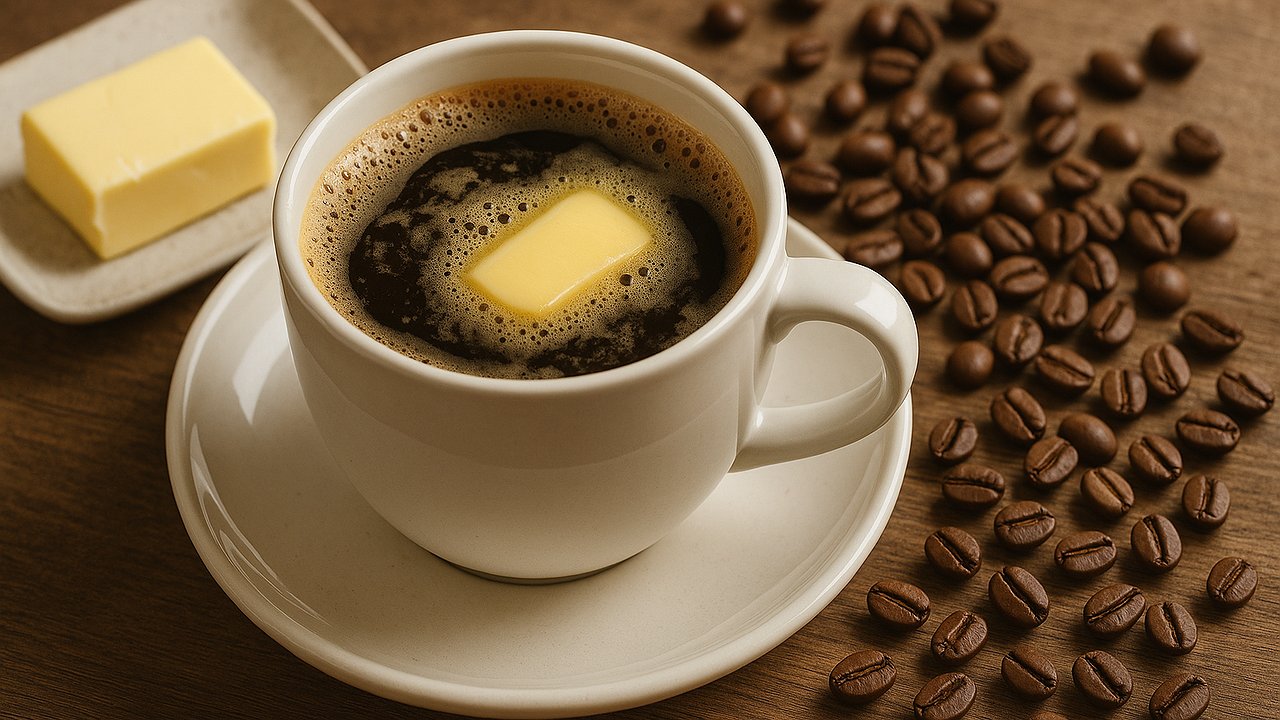 Главная картинка новости: Кофе с маслом: в чём секрет напитка, который заряжает энергией и насыщает надолго