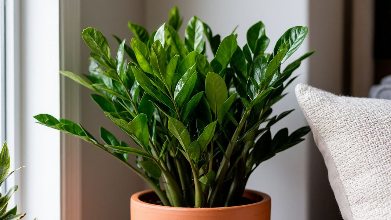 Главная картинка новости: Не нужен свет и дорогие удобрения: 4 хитрости для замиокулькаса, которые превращают его в мощное «долларовое дерево»