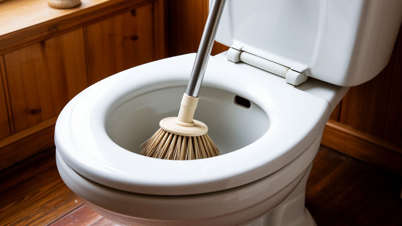 Главная картинка новости: Унитаз сияет без ёршика: залила смесь — и налёт растворился за 15 минут