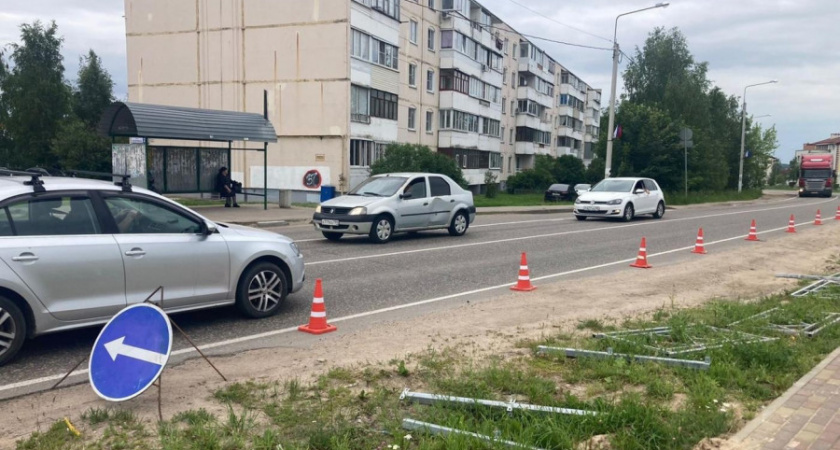 В Балабанове на улице Гагарина установят ограждение