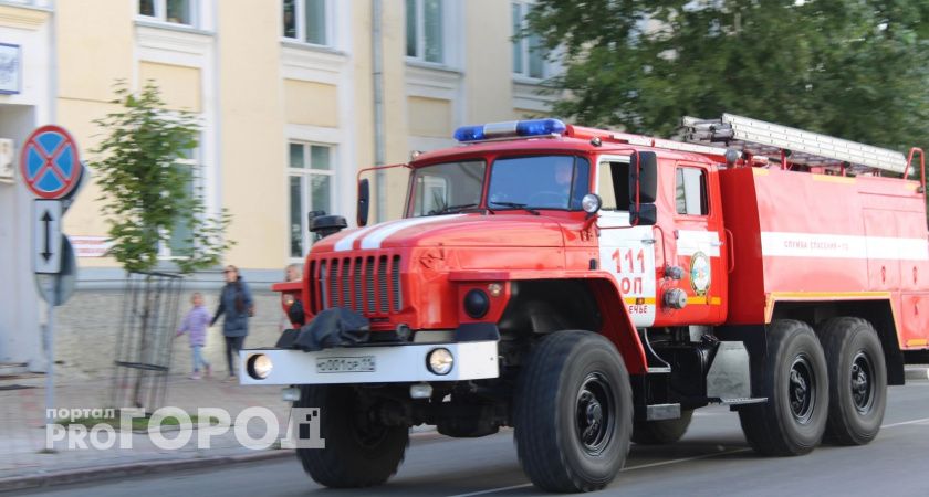 В Калужской области произошел пожар в квартире