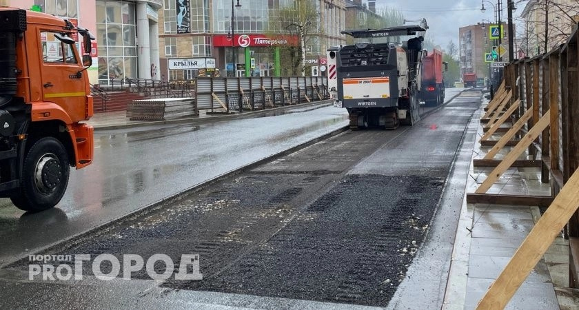 В Калуге начался ремонт дороги по улице Автомобильная