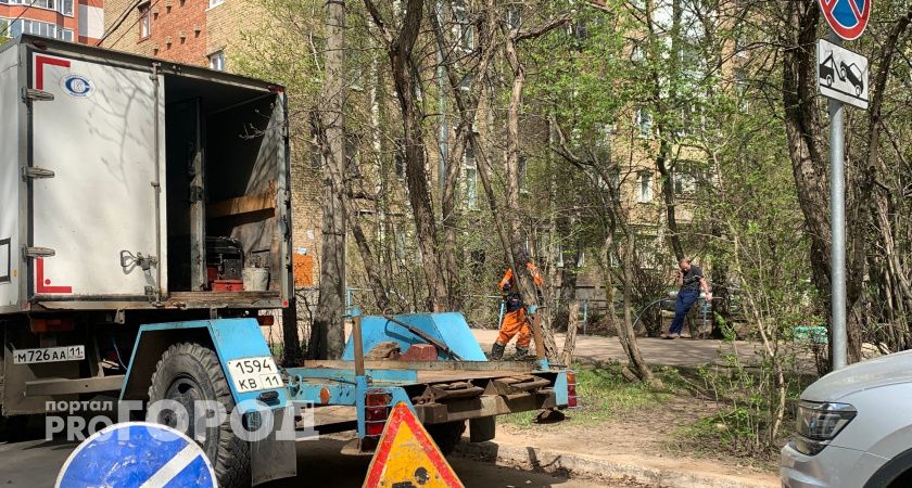 В Калуге на две недели перекроют одну из улиц из-за аварии на теплотрассе 