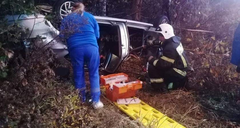 На трассе в Калужской области в серьезном ДТП несколько человек получили травмы