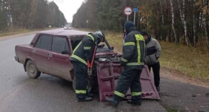 В Калужской области в массовом ДТП пострадал человек