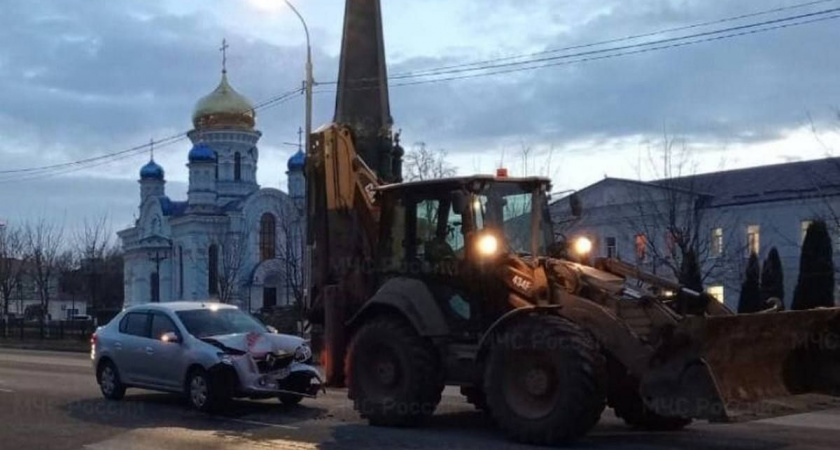 Под Калугой произошла авария с участие мотоциклиста: пострадали дети