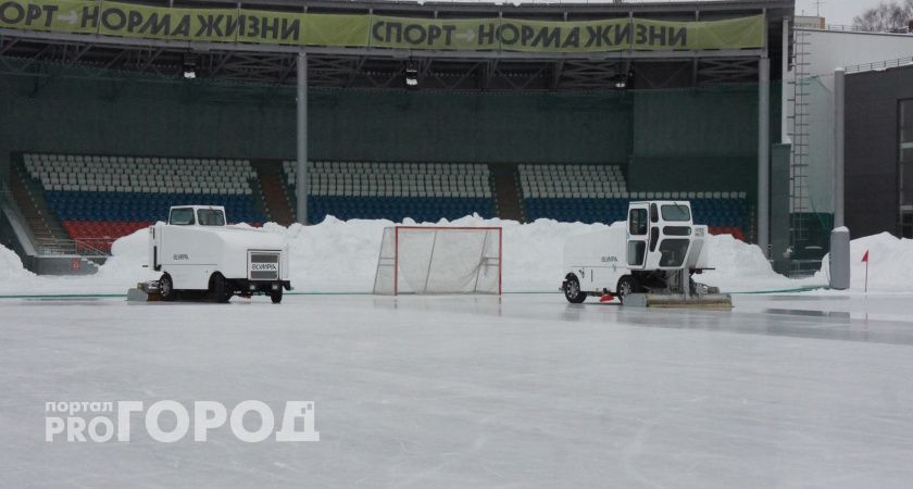 В Калужской области снова закрывают катки из-за потепления