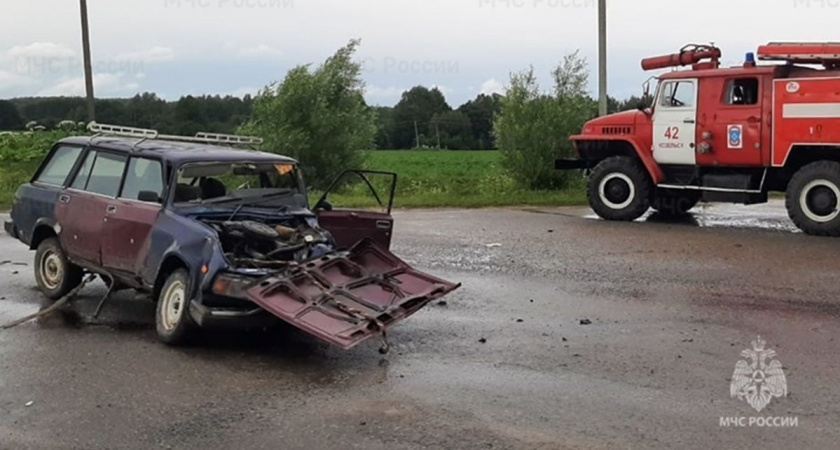 ДТП на калужской трассе: столкновение двух авто привело к травмам