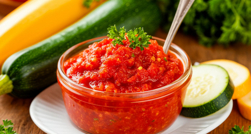 Аджика из кабачков на зиму: за час готовлю вкуснятину на всю зиму - пальчики оближешь и никакой мороки