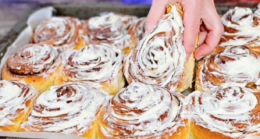 Готовим дома сочные синнабоны с нежной начинкой