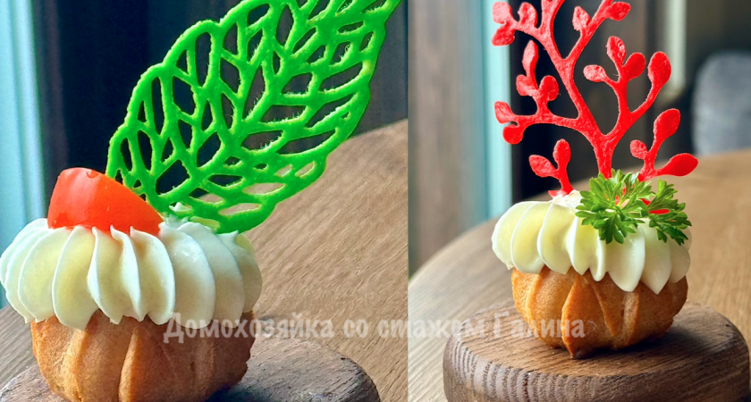 Легко украшаем закуски и торты