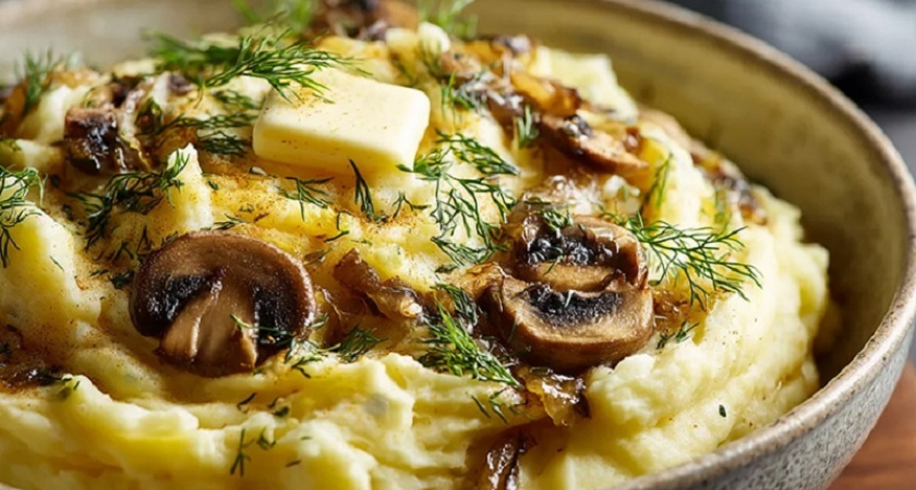 Готовим пюре с грибами: ресторанный вкус дома